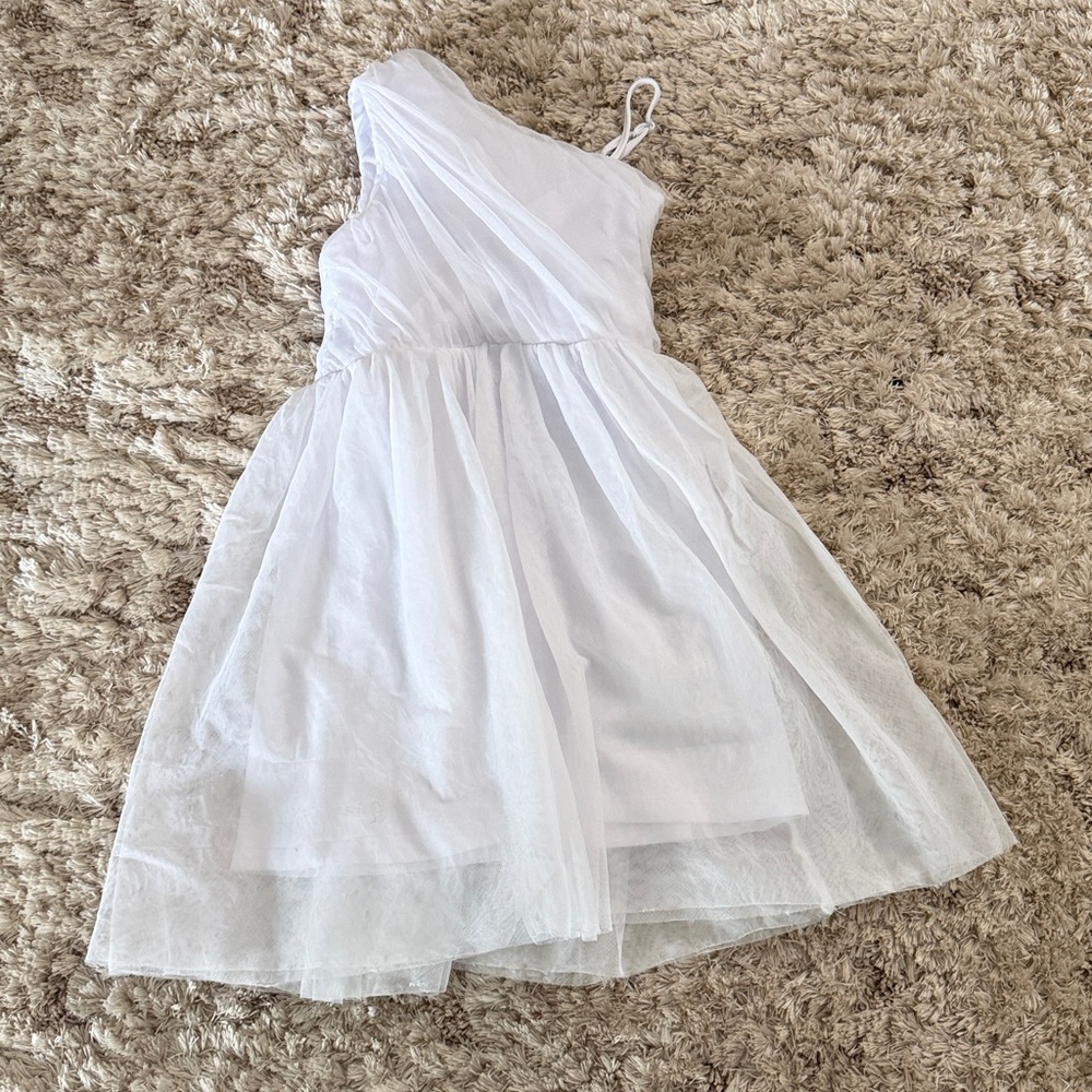 Elegant White Kids Dress